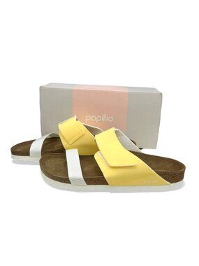 Birkenstock Clara Pap Pastel Yellow Sandals Women’s Size 43 EU Narrow Fit